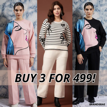 Winter Warmth Trio | Stylish 3-Piece Women’s Co-Ord Set | WC-05