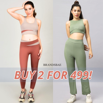 Women’s Activewear Combo - Sports Bra & Leggings Set for Ultimate Comfort| WA-04