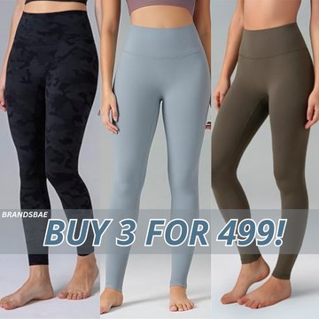3-Pack Women's Leggings Combo - Comfortable & Stylish Bottoms | WL-05