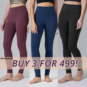 3-Pack Women's Leggings Combo - Comfortable & Stylish Bottoms | WL-07