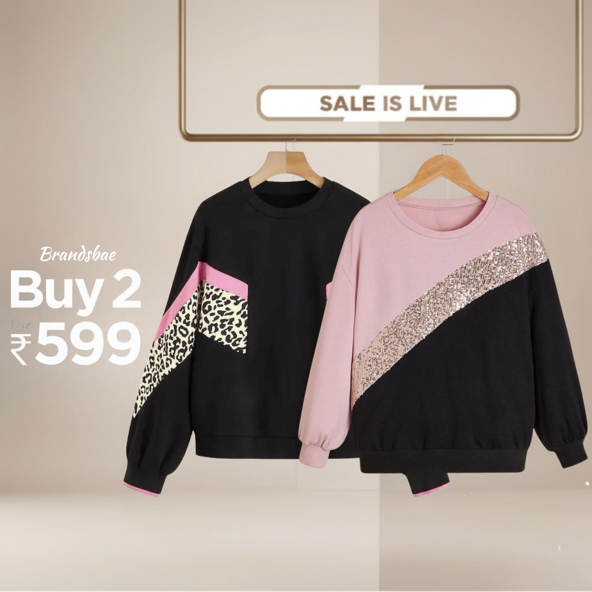 Combo of 2 Women's Cozy Sweatshirts | Stylish Winter Pack | SS-21