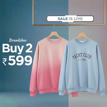 Combo of 2 Women's Cozy Sweatshirts | Stylish Winter Pack | SS-02