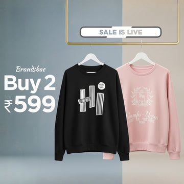 Combo of 2 Women's Cozy Sweatshirts | Stylish Winter Pack | SS-03