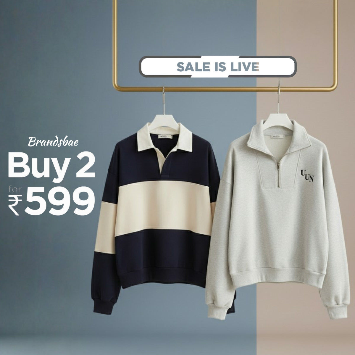 Combo of 2 Women's Cozy Sweatshirts | Stylish Winter Pack | SS-04