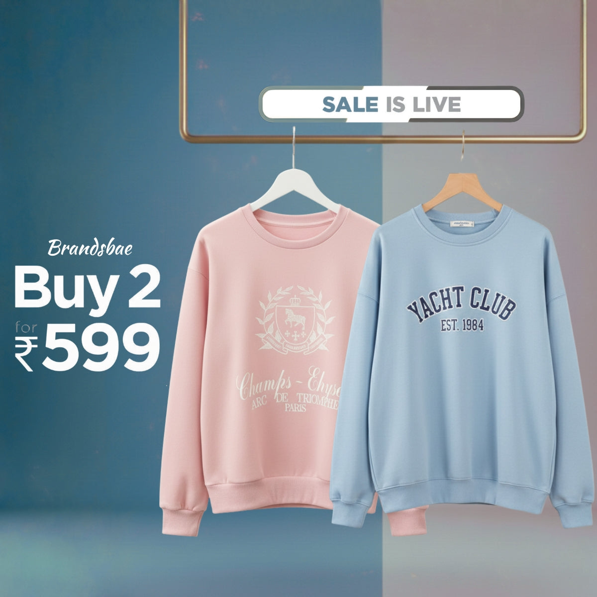 Combo of 2 Women's Cozy Sweatshirts | Stylish Winter Pack | SS-07