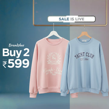 Combo of 2 Women's Cozy Sweatshirts | Stylish Winter Pack | SS-07