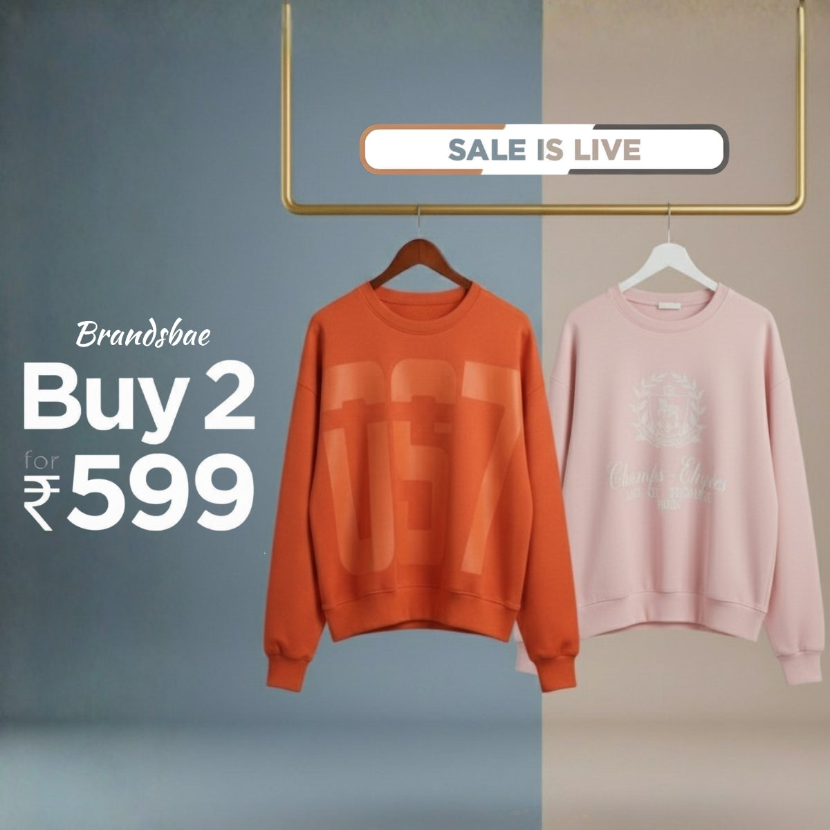 Combo of 2 Women's Cozy Sweatshirts | Stylish Winter Pack | SS-09