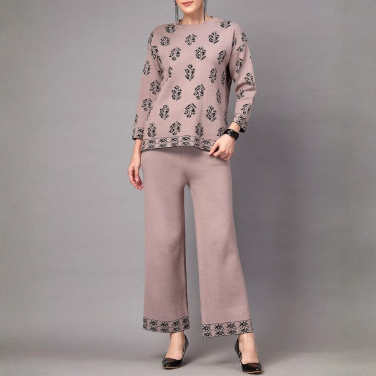 Luxe Winter Women’s 3 Co-ord Set Trio – Stylish Layering Essentials|CO-06