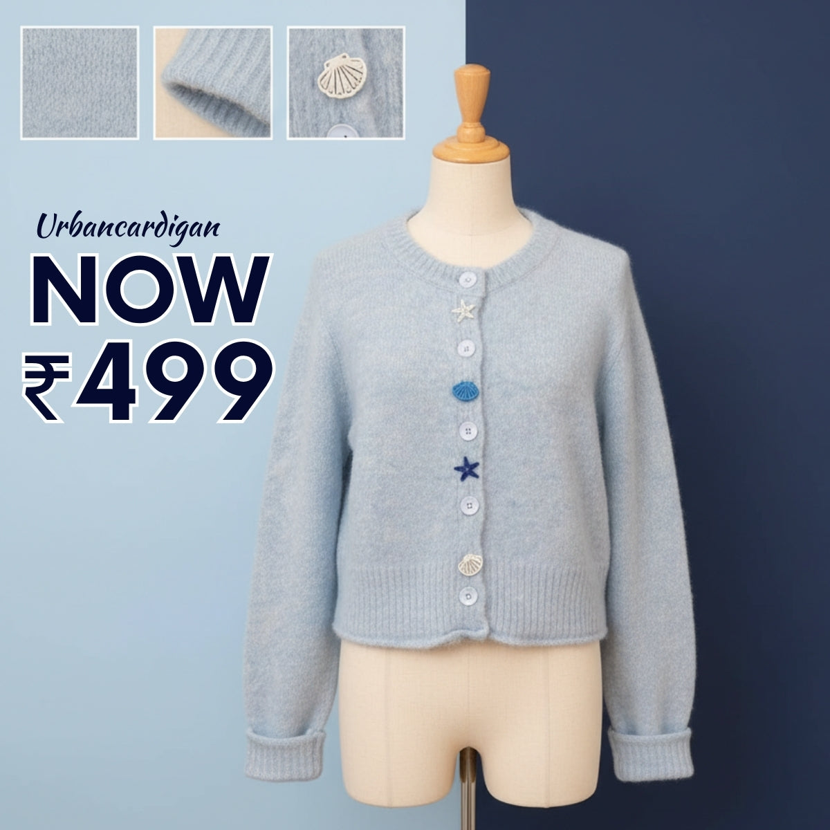 Winter’s Best: Lightweight & Cozy Cardigan |UC-01