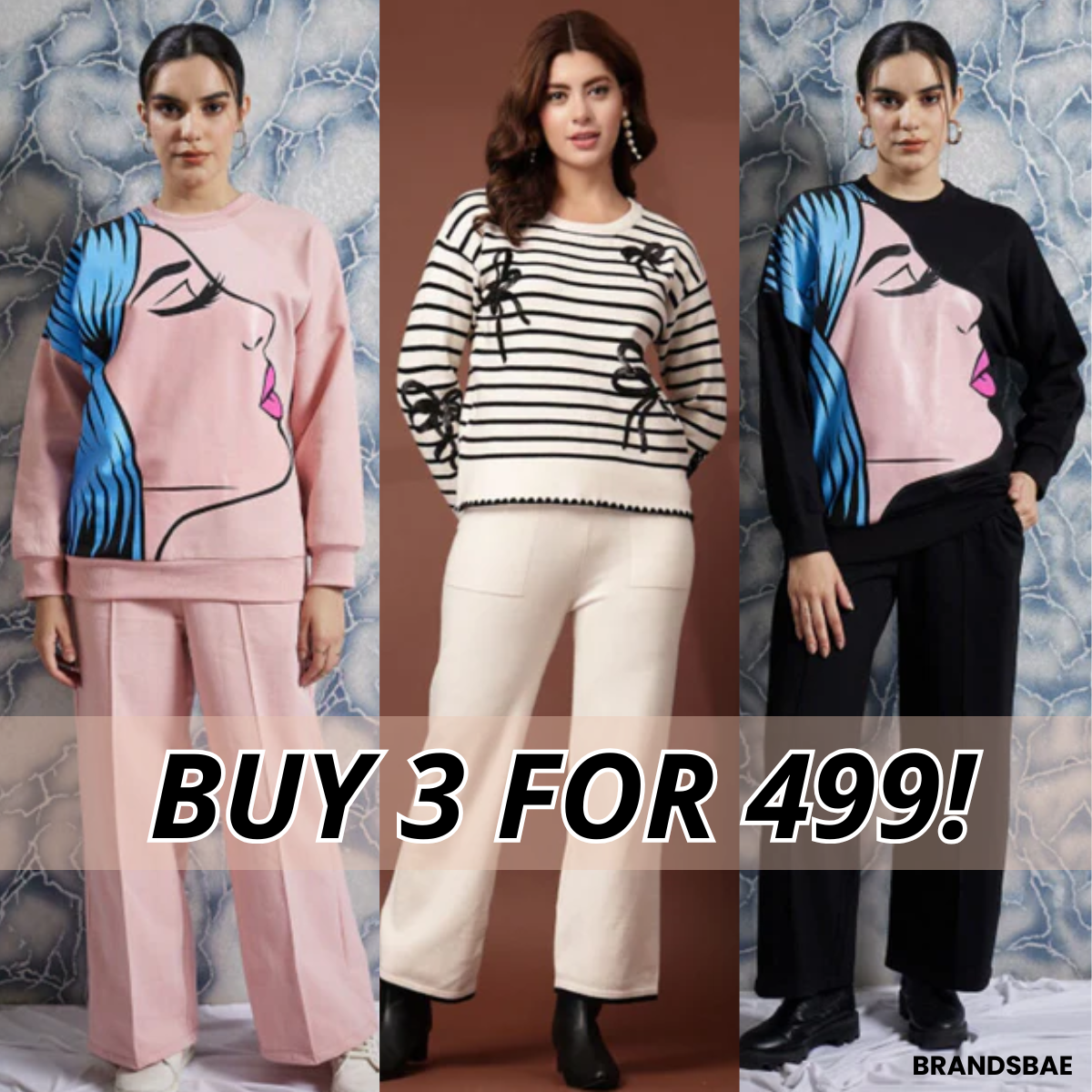 Winter Warmth Trio | Stylish 3-Piece Women’s Co-Ord Set | WC-05
