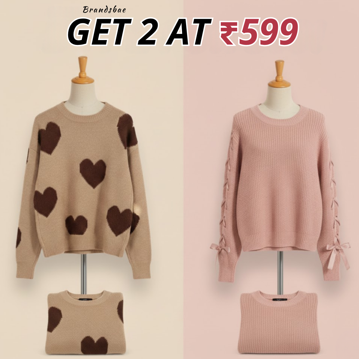 Women's Winter Sweater Duo – Warm, Stylish, and Soft Pullover Knit Set|SP-04