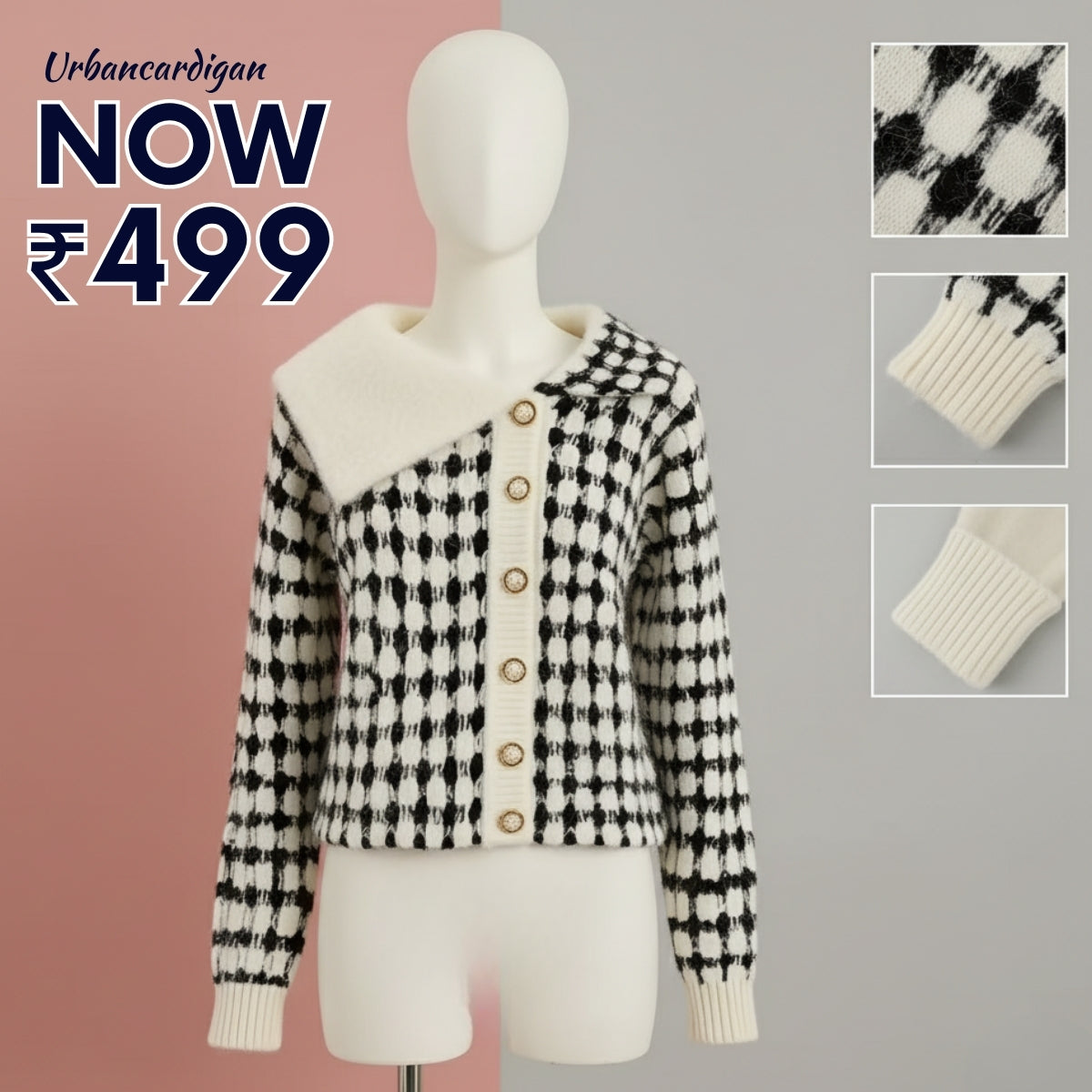 Winter’s Best: Lightweight & Cozy Cardigan |UC-06