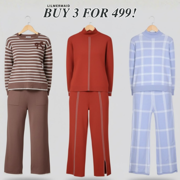 Trendy Women’s Winter Co-ord Set 3 Pack – Perfect Warmth & Style | CS-06