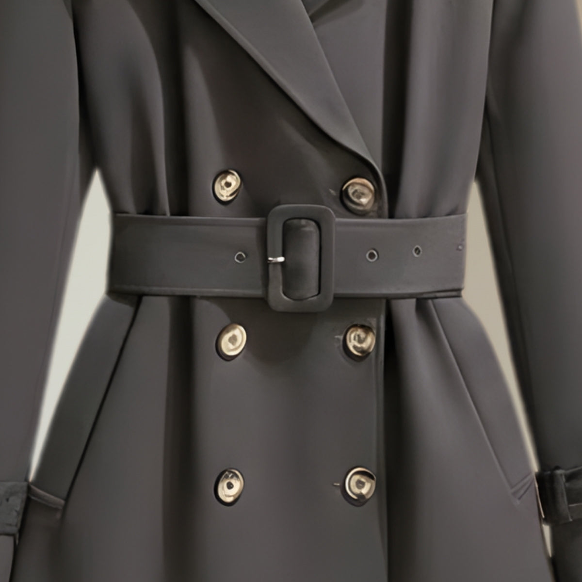 Women's Winter Trench Coat - Stylish & Warm |Gray | TC-08