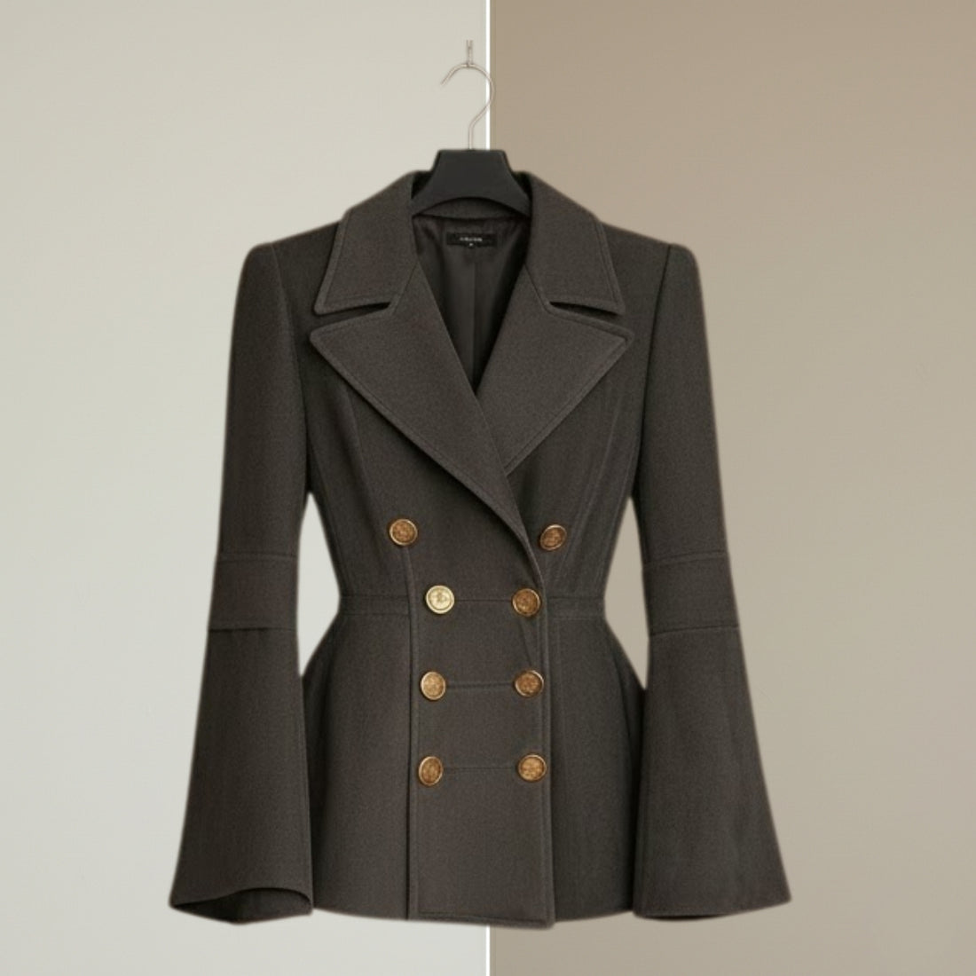 Women's Winter Trench Coat - Stylish & Warm |Dark-Gray | TC-10