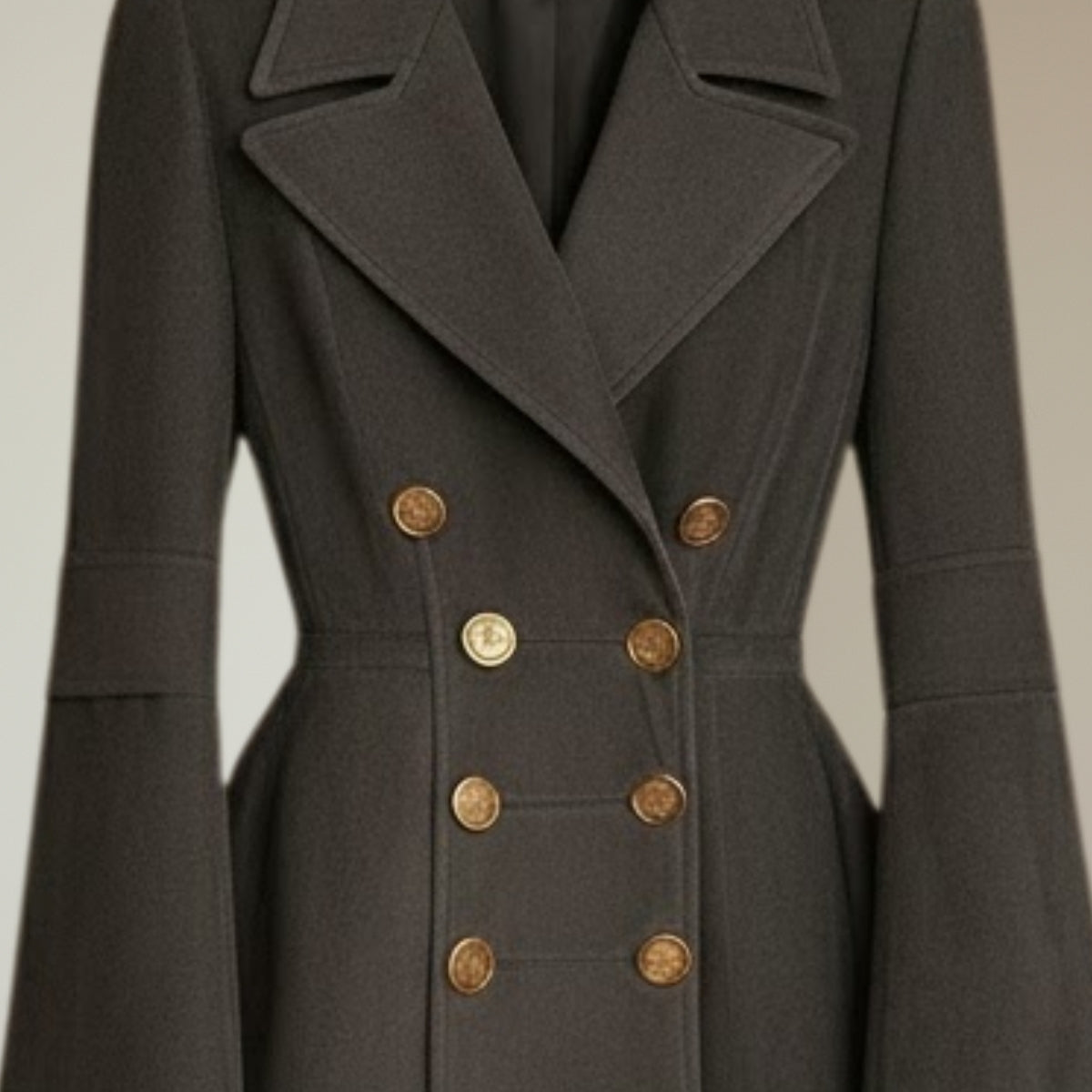 Women's Winter Trench Coat - Stylish & Warm |Dark-Gray | TC-10