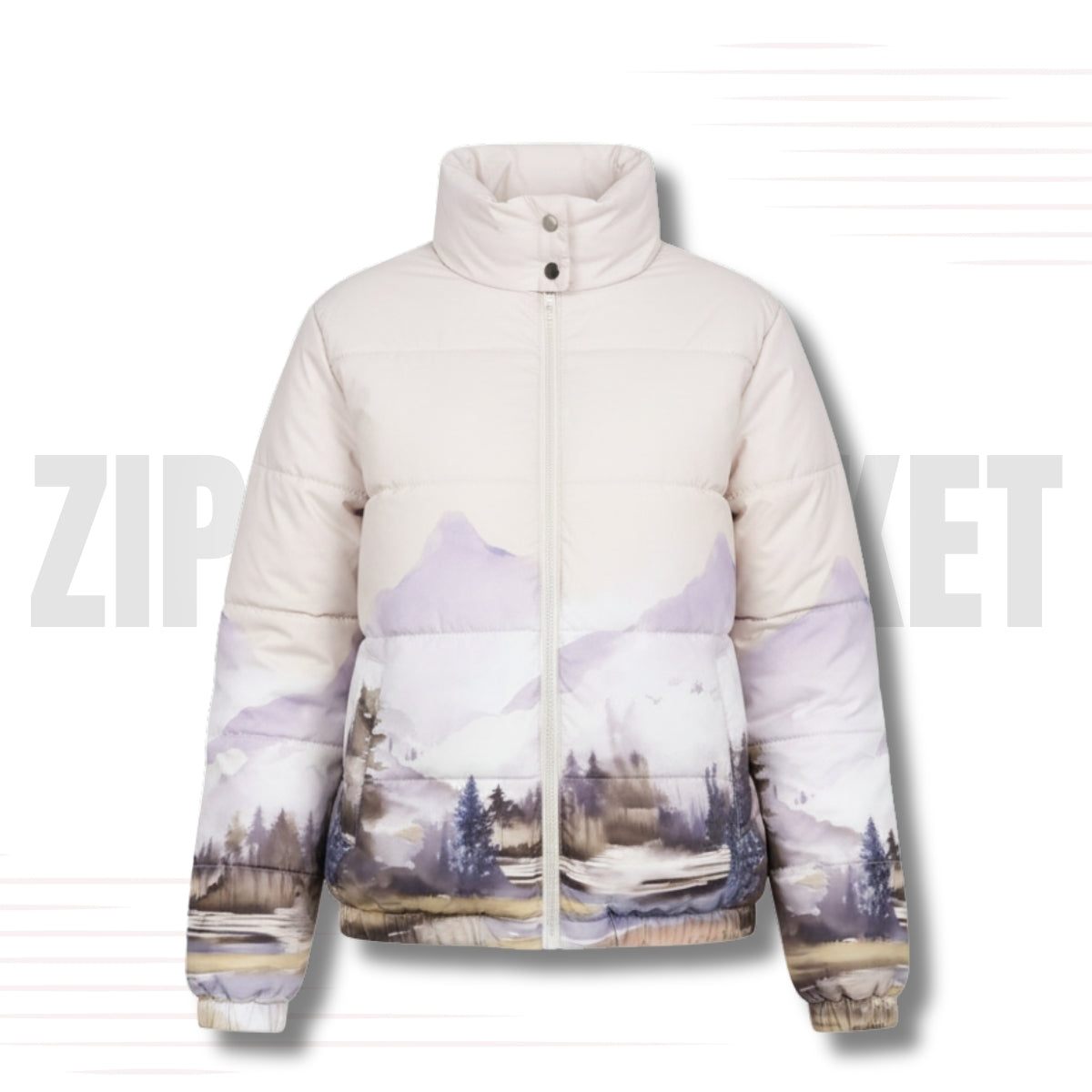 Luxe Zipper Jackets Collection | Lavender |  ZJ-10