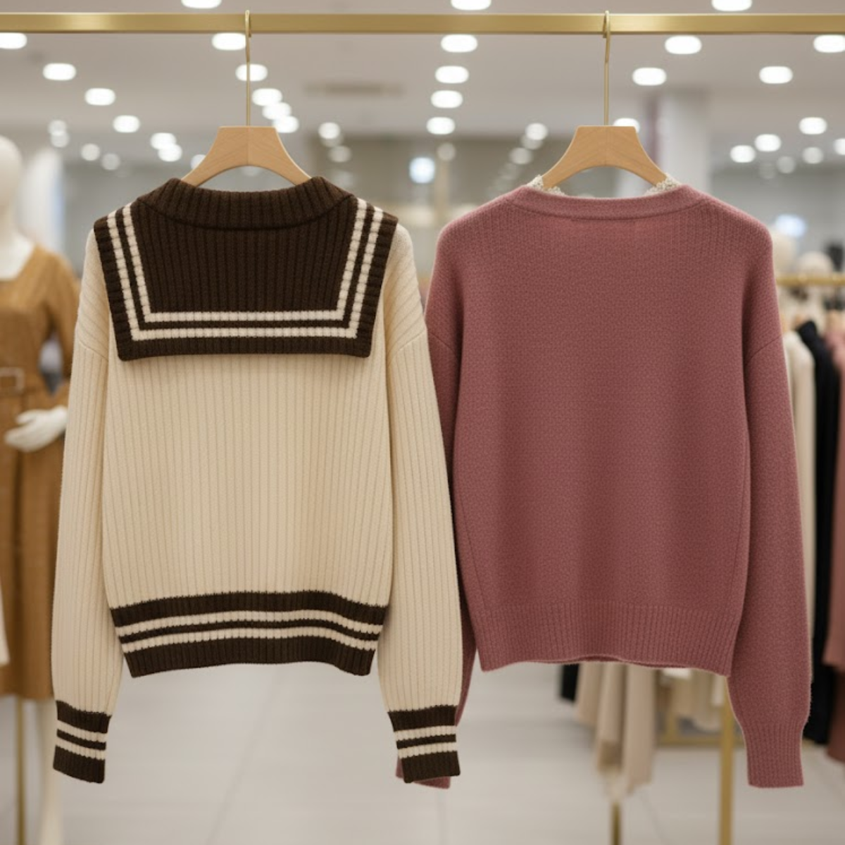 2 Pack Winter Cardigan Set – Lightweight & Warm |CR-19