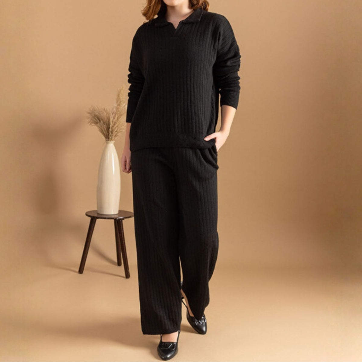 Luxe Winter Women’s 3 Co-ord Set Trio – Stylish Layering Essentials|CO-05