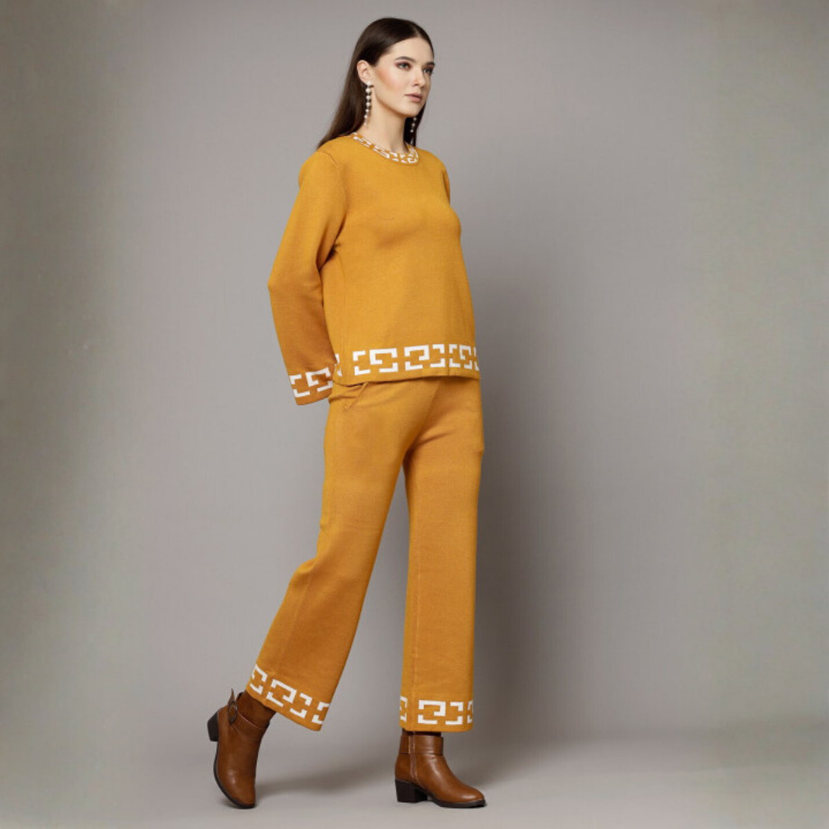Winter Warmth Trio | Stylish 3-Piece Women’s Co-Ord Set | WC-10
