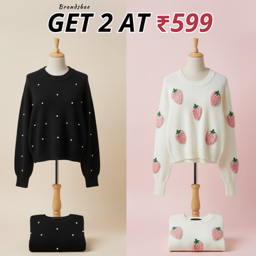 Women's Winter Sweater Duo – Warm, Stylish, and Soft Pullover Knit Set|SP-01