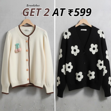 2 Pack Winter Cardigan Set – Lightweight & Warm |CR-08