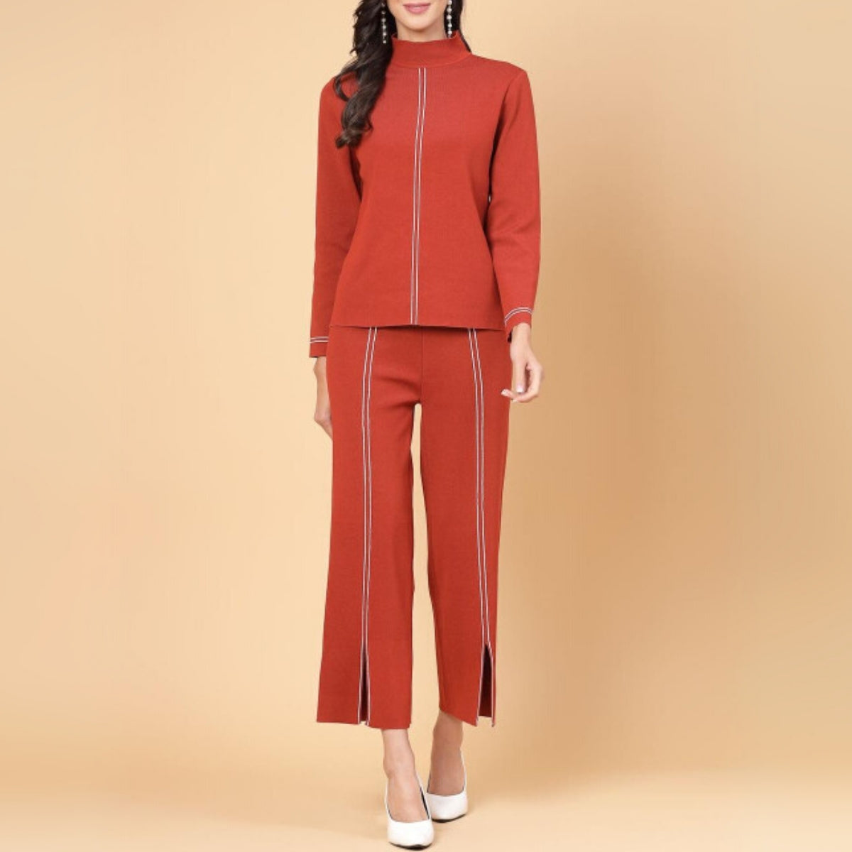 Luxe Winter Women’s 3 Co-ord Set Trio – Stylish Layering Essentials|CO-07