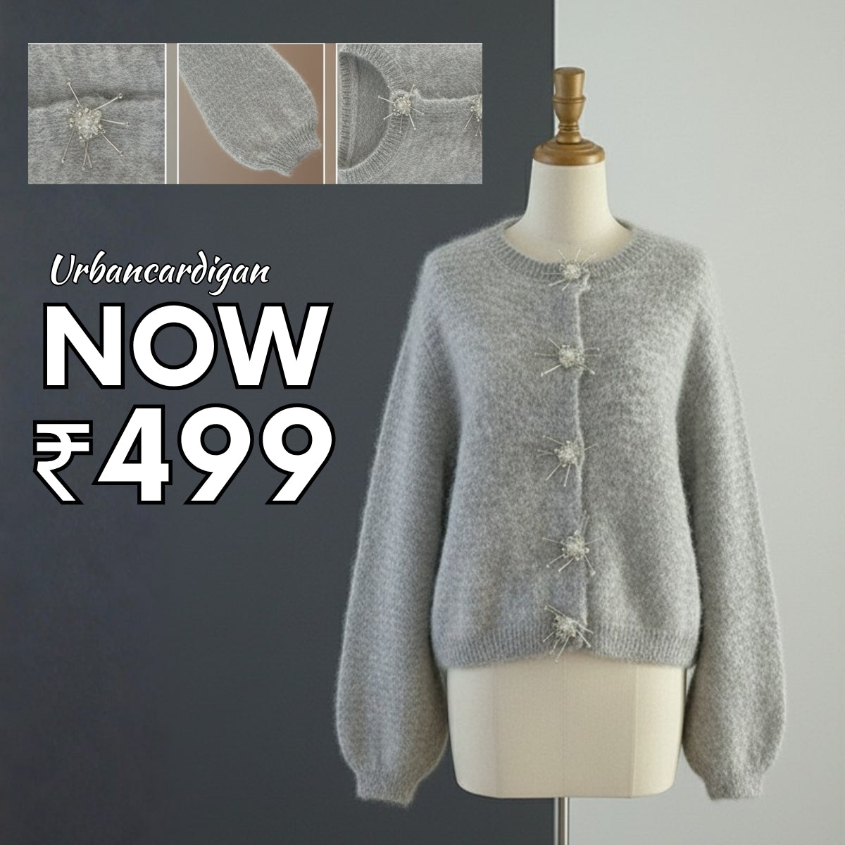 Winter’s Best: Lightweight & Cozy Cardigan |UC-14