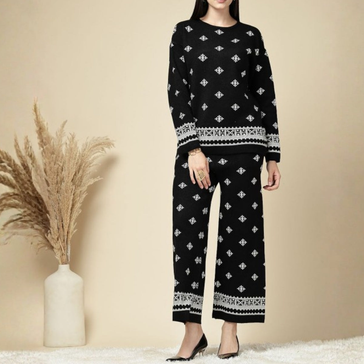 Luxe Winter Women’s 3 Co-ord Set Trio – Stylish Layering Essentials|CO-07