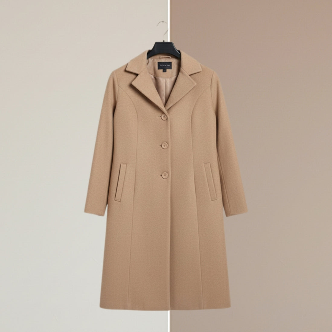 Women's Winter Trench Coat - Stylish & Warm | Warm-Beige | TC-02