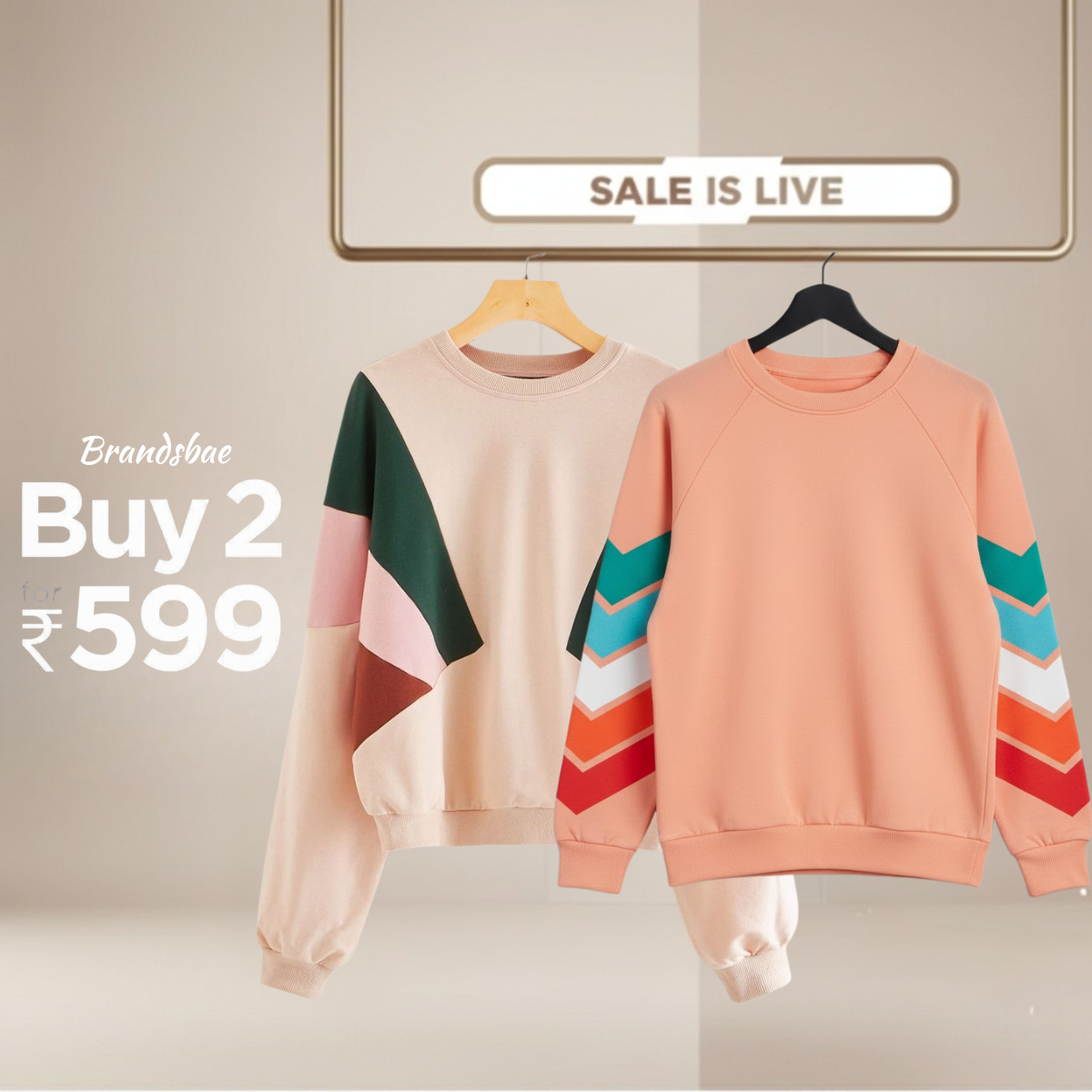 Combo of 2 Women's Cozy Sweatshirts | Stylish Winter Pack | SS-16
