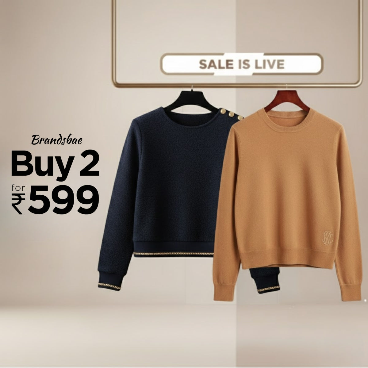 Combo of 2 Women's Cozy Sweatshirts | Stylish Winter Pack | SS-14