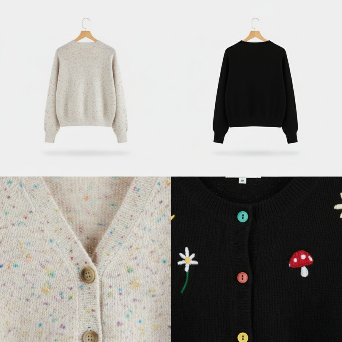 Winter Ready Combo Cardigan Duo | Lightweight Comfort |C0-08