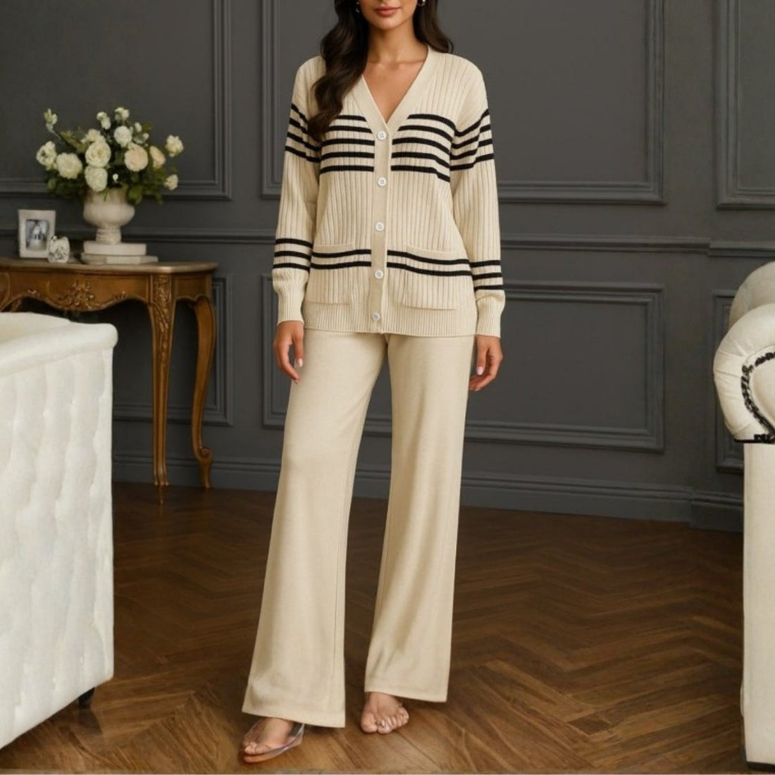 Luxe Winter Women’s 3 Co-ord Set Trio – Stylish Layering Essentials|CO-08