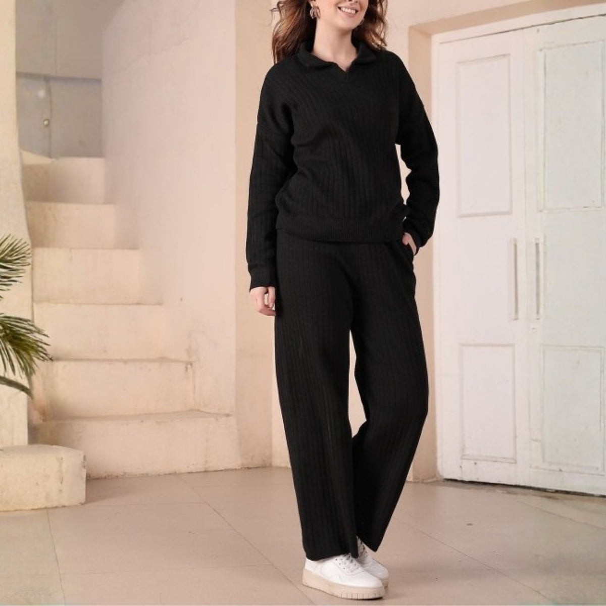 Luxe Winter Women’s 3 Co-ord Set Trio – Stylish Layering Essentials|CO-08