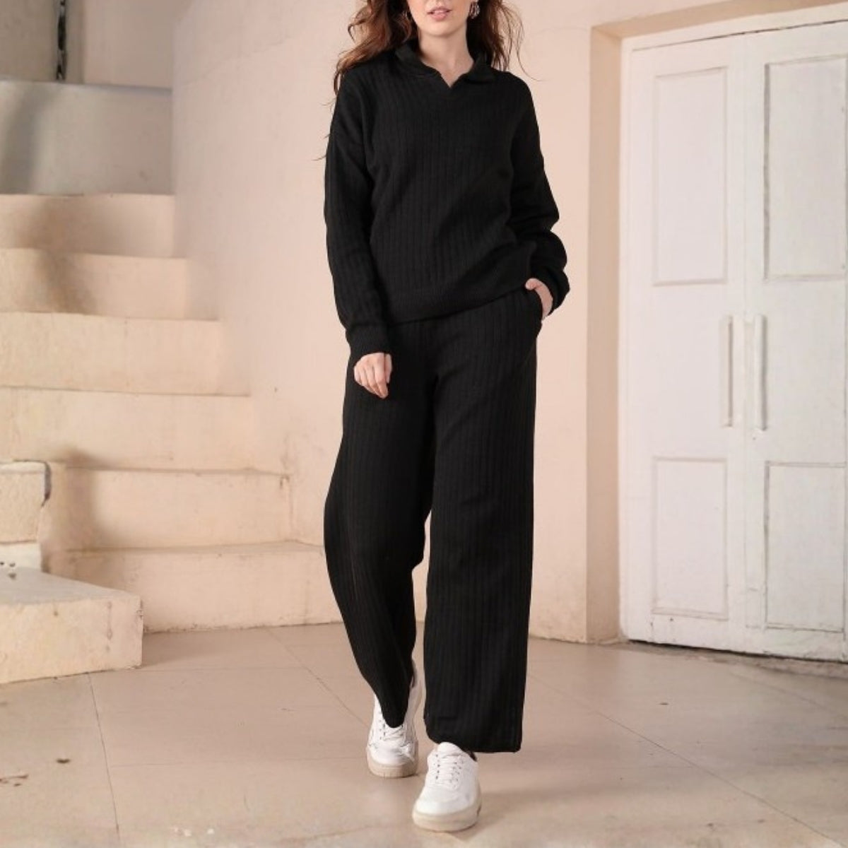 Luxe Winter Women’s 3 Co-ord Set Trio – Stylish Layering Essentials|CO-08