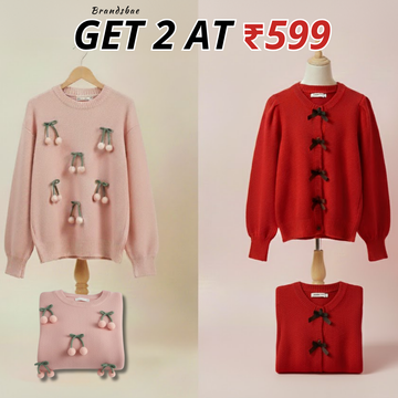 Women's Winter Sweater Duo – Warm, Stylish, and Soft Pullover Knit Set|SP-08