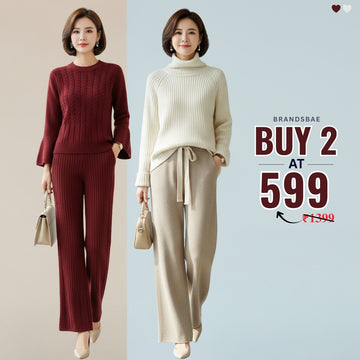 Pack of 2 Women’s Winter Co-ord Sets |CSW-12