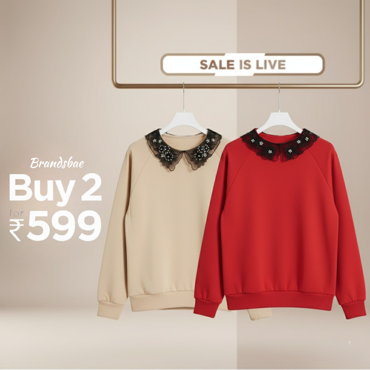 Combo of 2 Women's Cozy Sweatshirts | Stylish Winter Pack | SS-18