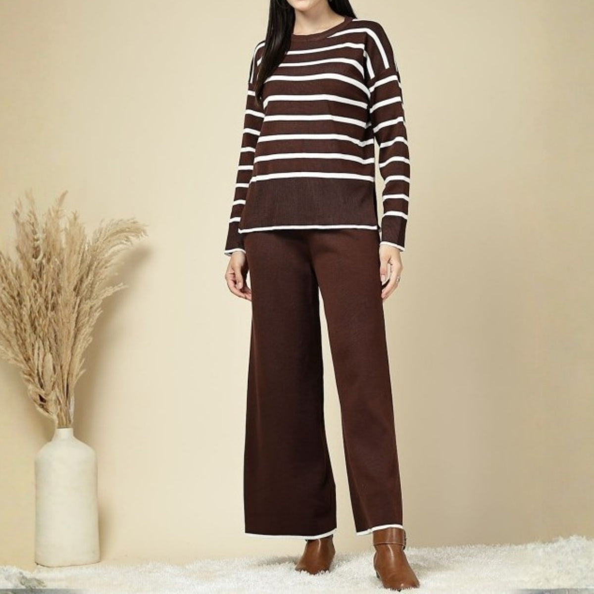 Luxe Winter Women’s 3 Co-ord Set Trio – Stylish Layering Essentials|CO-08