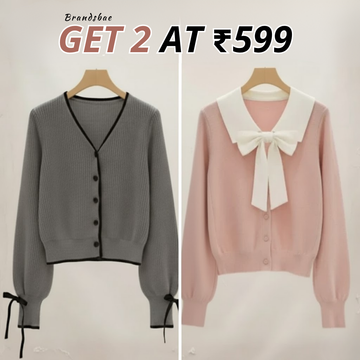 2 Pack Winter Cardigan Set – Lightweight & Warm |CR-20