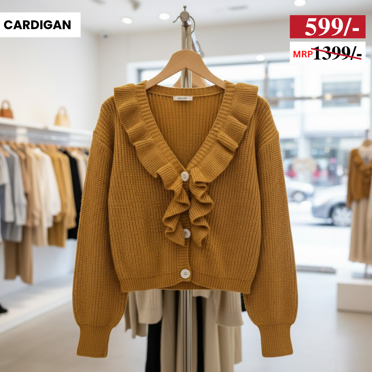 Women’s Winter Cardigan – Shop Now, Stay Warm in Style | WC-06