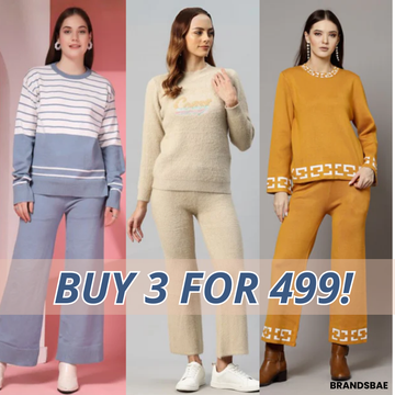 Winter Warmth Trio | Stylish 3-Piece Women’s Co-Ord Set | WC-04