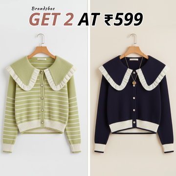 2 Pack Winter Cardigan Set – Lightweight & Warm |CR-02