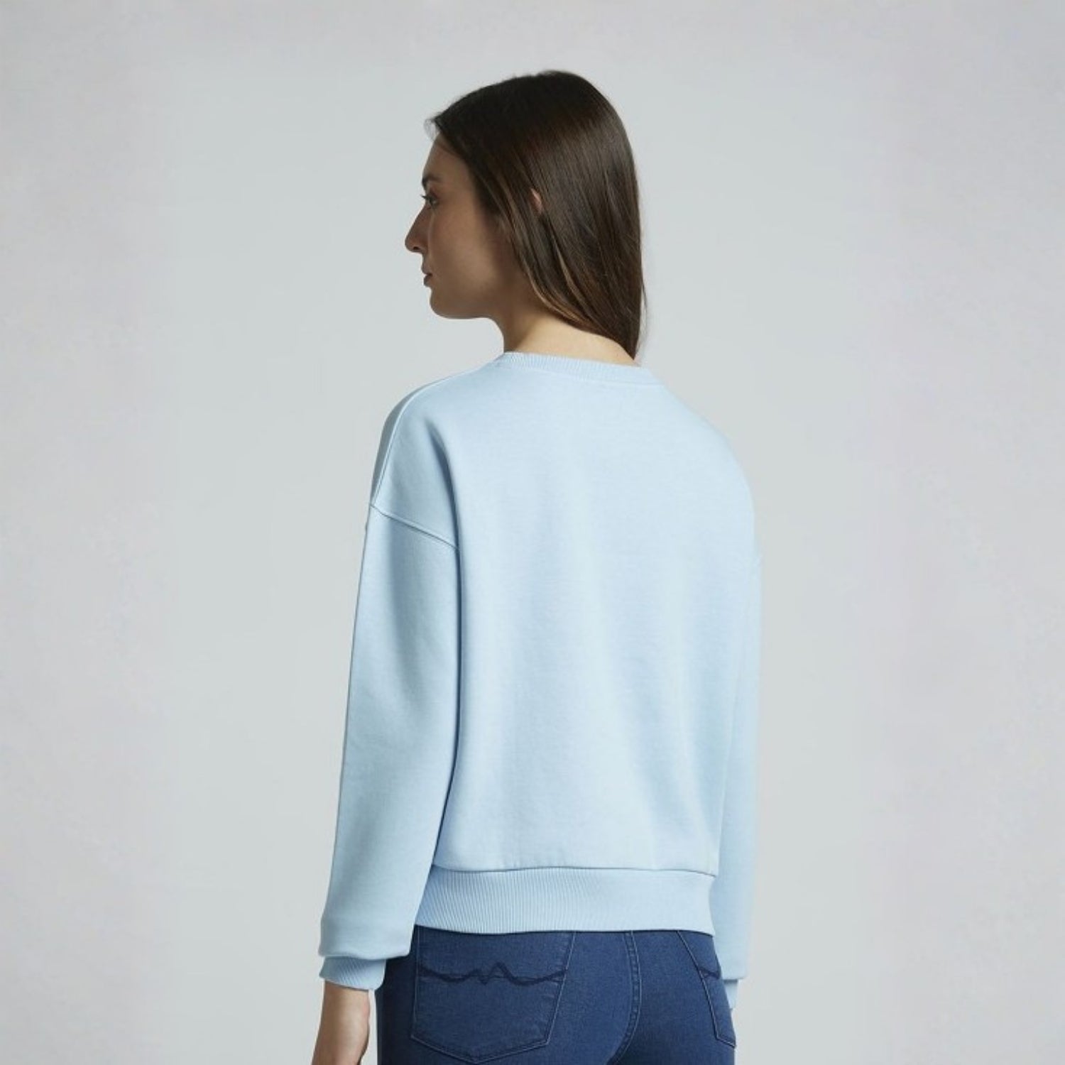 2 Stylish Sweatshirts in Beige & Sky-Blue| Soft, Cozy & Trendy | Up to 50% Off |SS-06