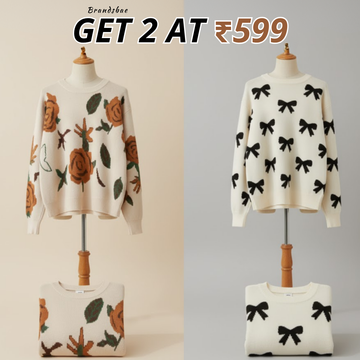 Women's Winter Sweater Duo – Warm, Stylish, and Soft Pullover Knit Set|SP-06