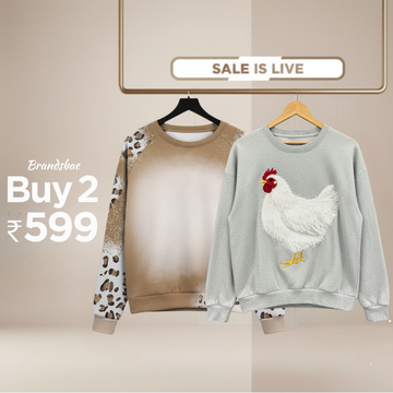 Combo of 2 Women's Cozy Sweatshirts | Stylish Winter Pack | SS-20